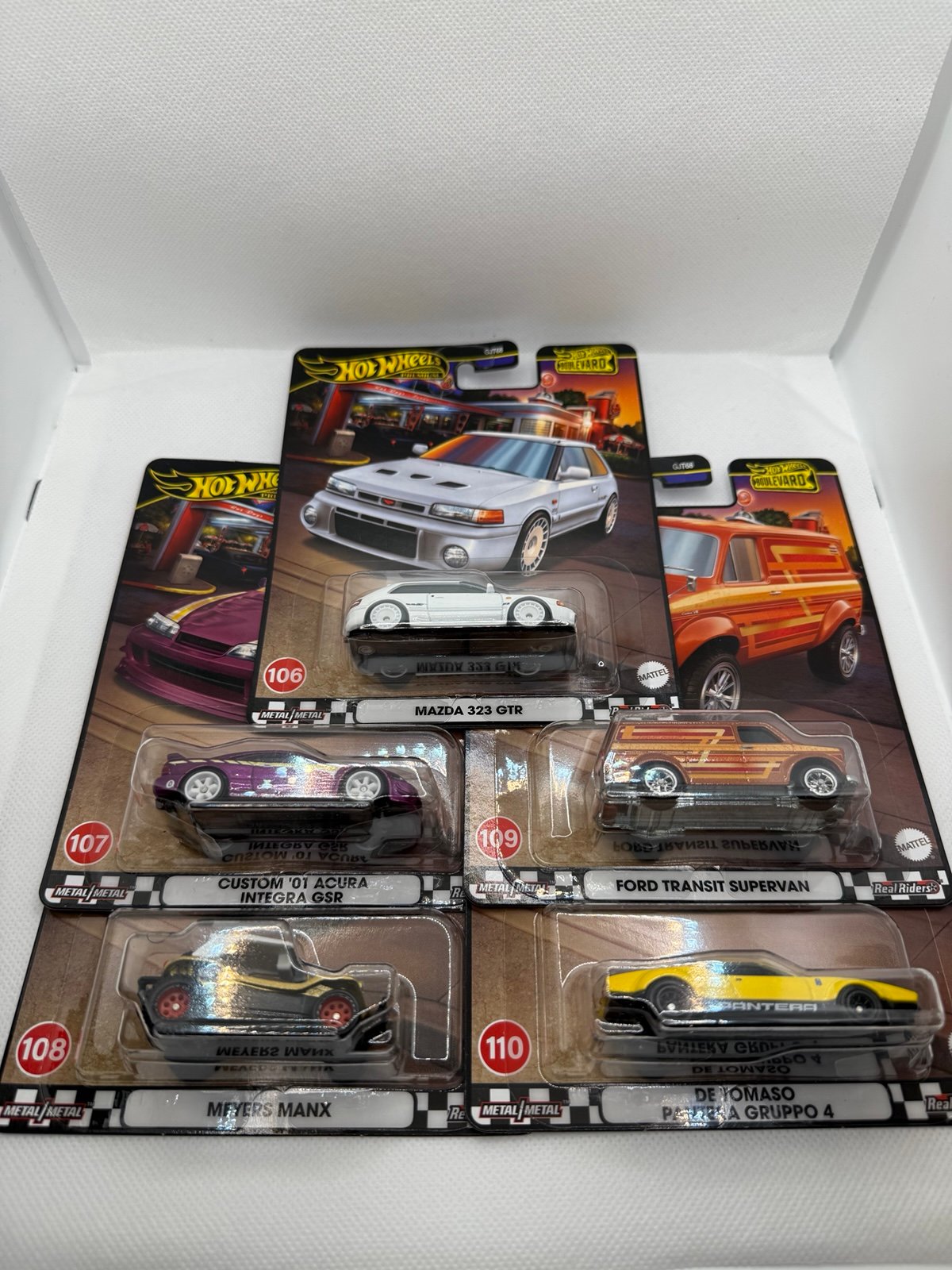 2024 Hot Wheels Premium Boulevard #106-110 GJT68-956Y Complete Set of 5