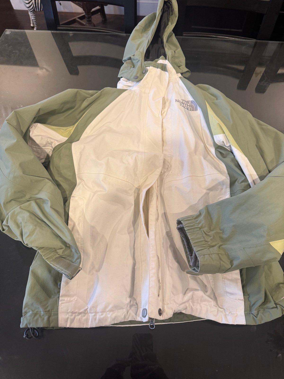 North face winter ski like coat