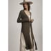 Pilcro Long Ribbed Cardigan Duster Sweater Maxi Length Button Front XS