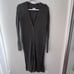 Pilcro Long Ribbed Cardigan Duster Sweater Maxi Length Button Front XS