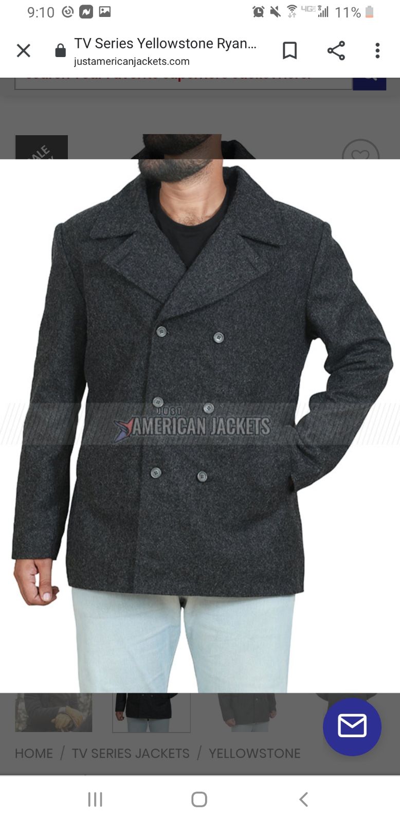 Men's Wool Peat Coat