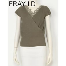 FRAY I.D Cashmere Laceコンビニット Pullover MOC
