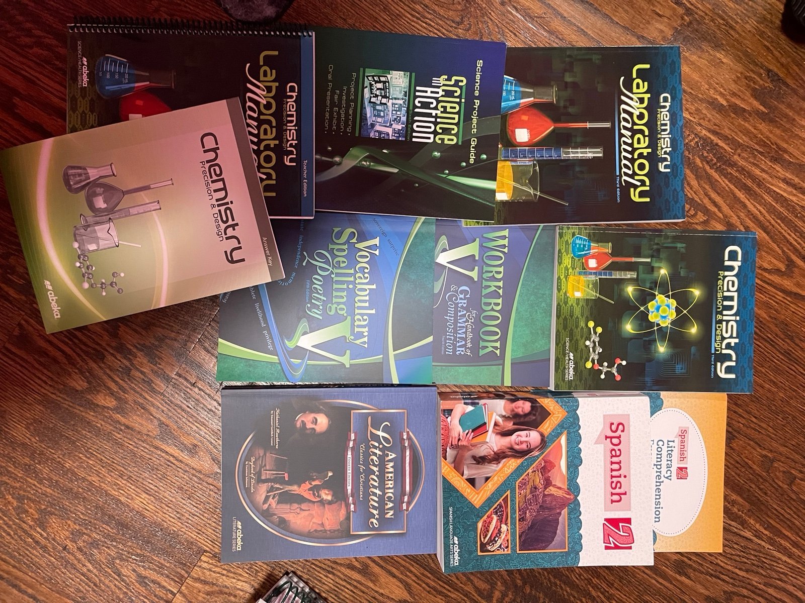 Abeka 11th grade student books and parent answer keys