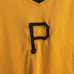 Pirates Shirt Yellow And Black Cooperstown Collection Majestic 2XL