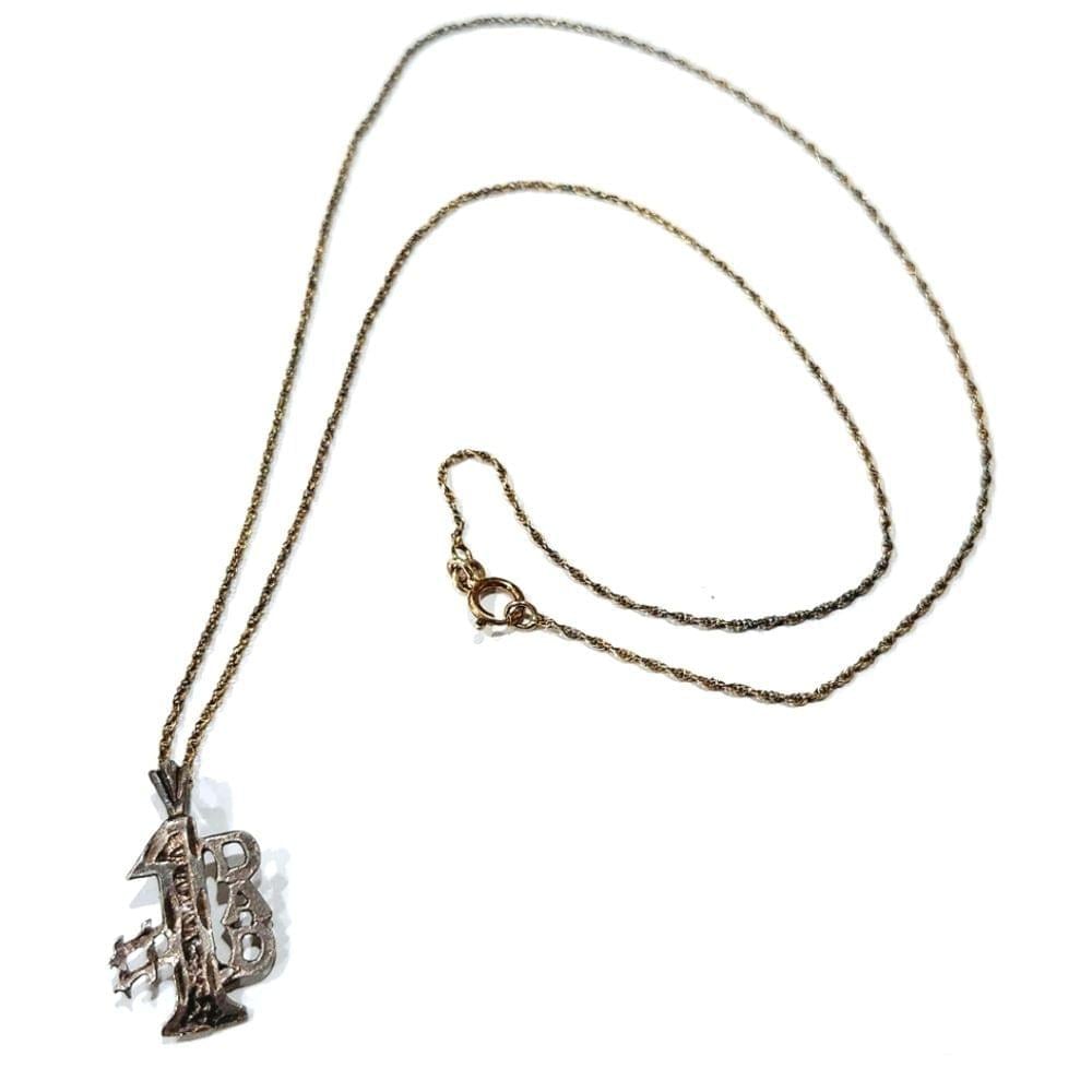 Sterling Silver #1 DAD Pendant on A Rose Gold toned 925 Sterling silver Chain