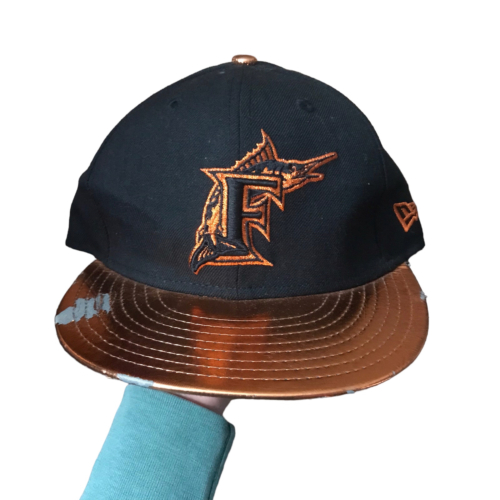 Florida marlins fitted hat 7 1/8