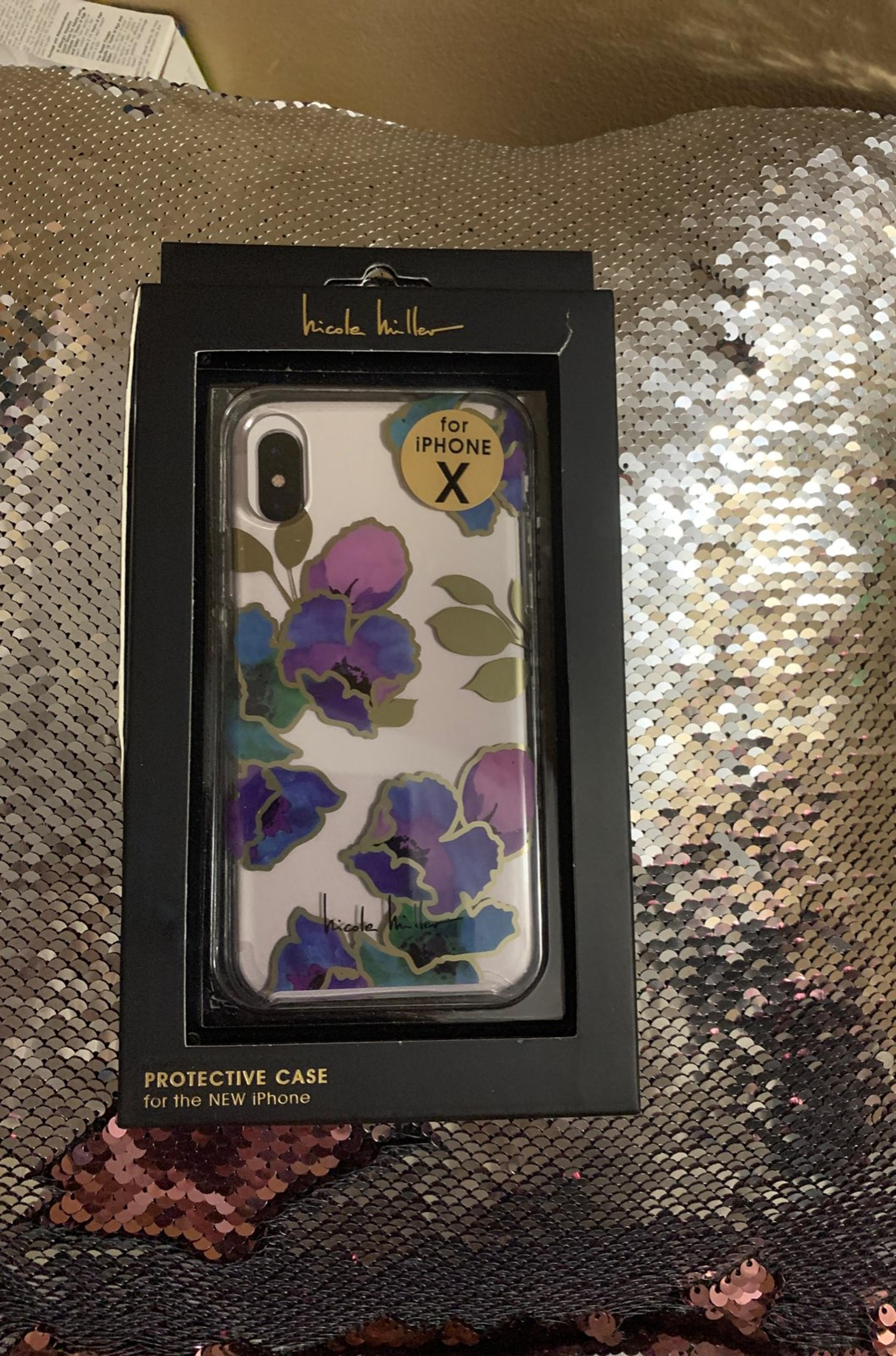 IPhone X Flower case