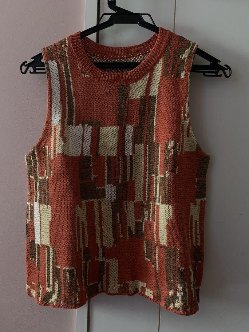 AMERI 完売商品☆RUG LIKE AMERICAN SLEEVE KNIT Ameri（アメリ）の「RUG LIKE AMERICAN SLEEVE KNIT（ニット