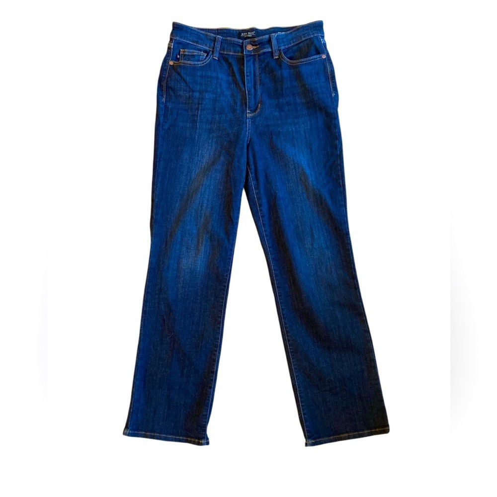Judy Blue High Rise Dark Wash Jeans | 4-Way Stretch | Non-Distressed Size 13/31