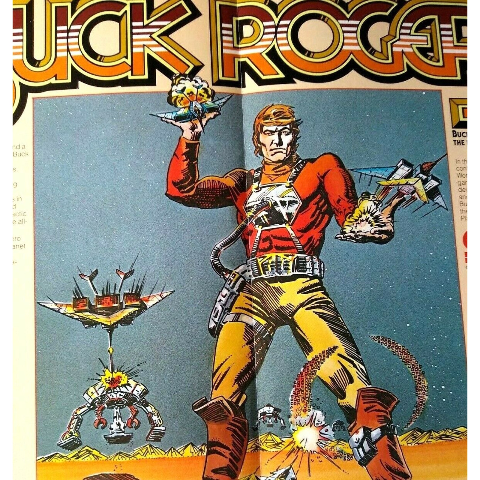 Buck Rogers Planet Of Zoom Arcade Flyer Original 1982 Video Game Brochure Promo