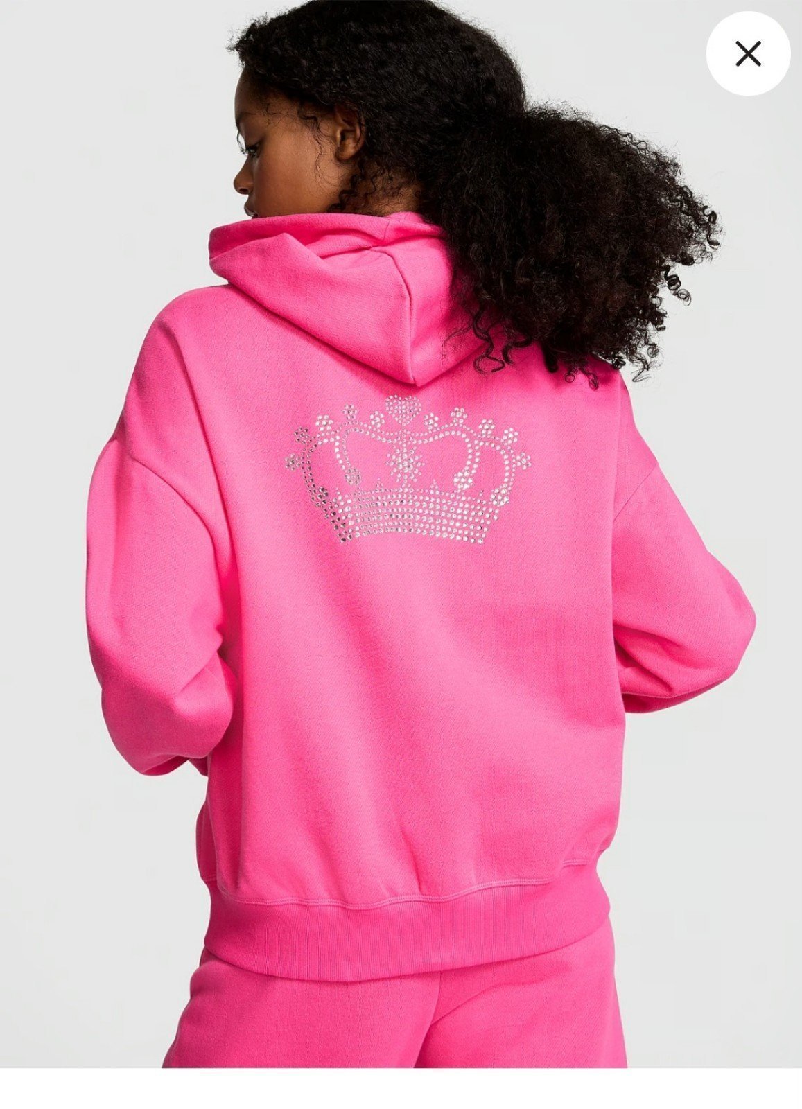 ♥️✨️ VS PINK Victoria's Secret Bling Hoodie Limited Edition FREE PANTY✨️♥️