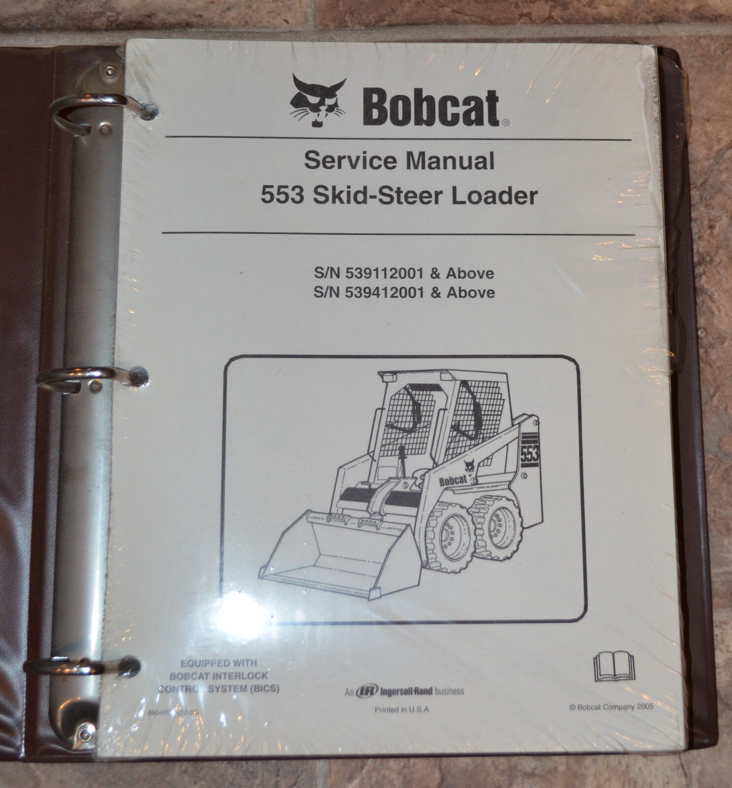 Bobcat Service Repair Manual 553 Skid Steer Loader #6904705