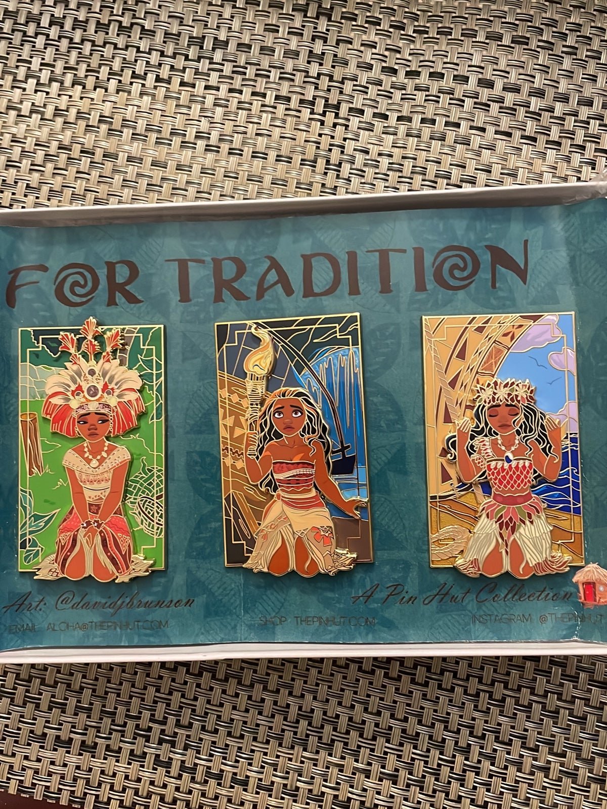 Thepinhut For Tradition Moana Set Pins