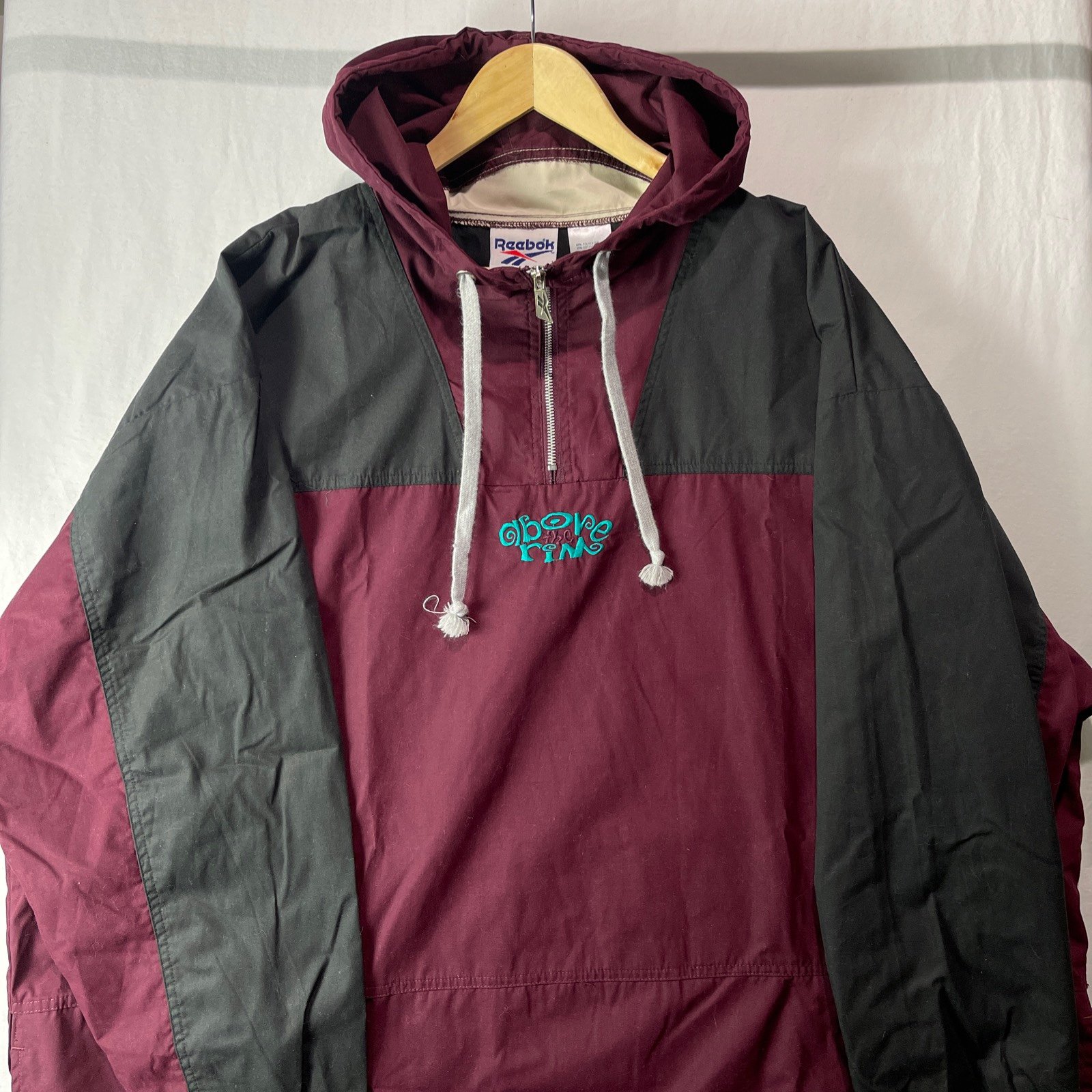 人気ブランド 海外通販 - 国内入手困難 Above Reebok 90s Vintage The Hoop Top Warmup Windbreaker Rim ウェア