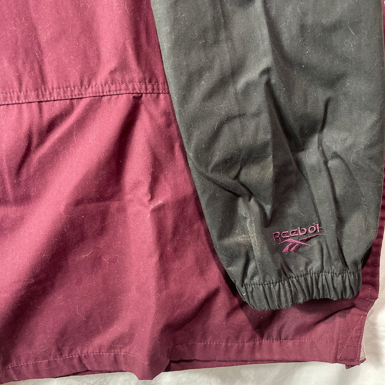 Vintage 90s Reebok Above The Rim Windbreaker Warmup Top Hoop