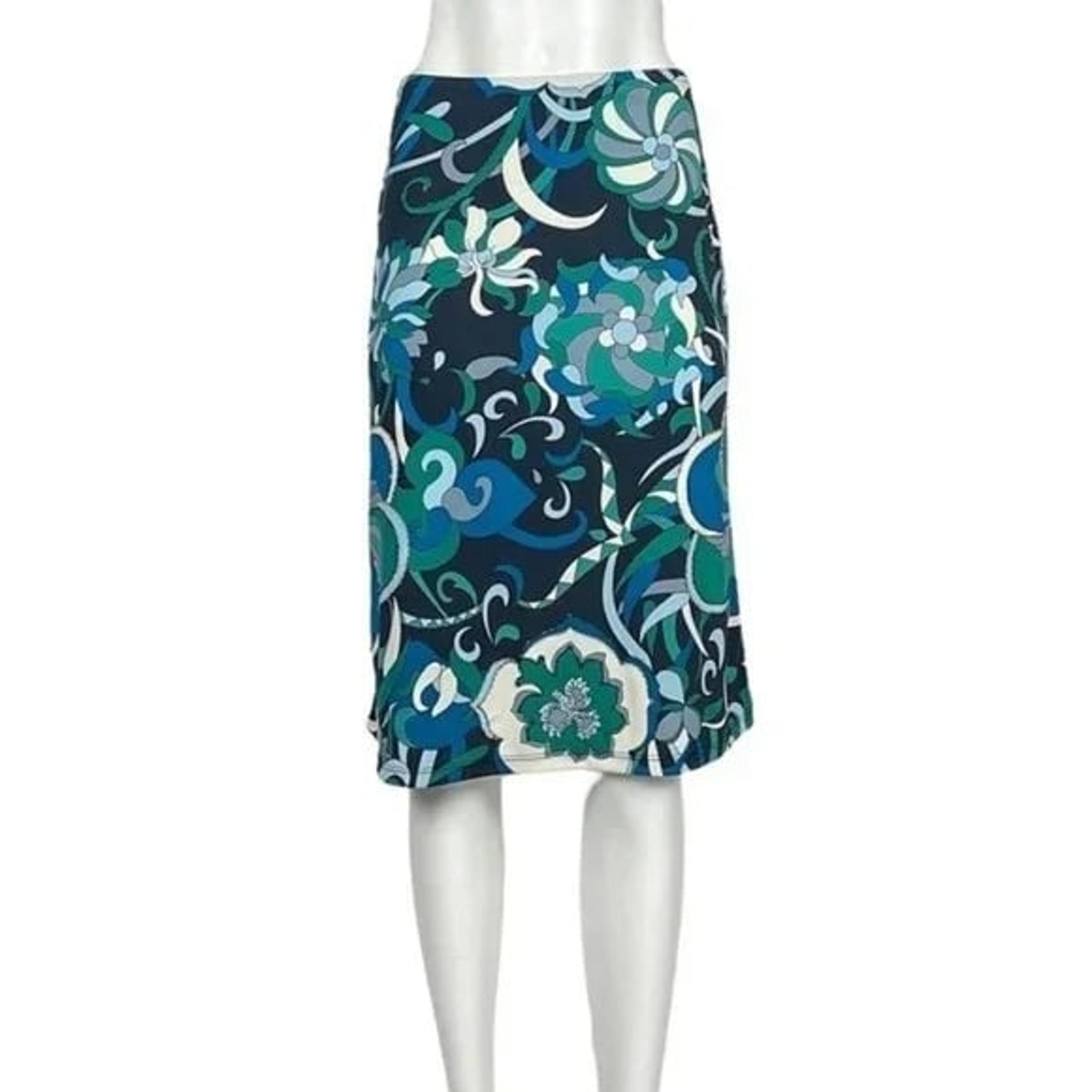 New York & Company Printed A Line Skirt Size XS
