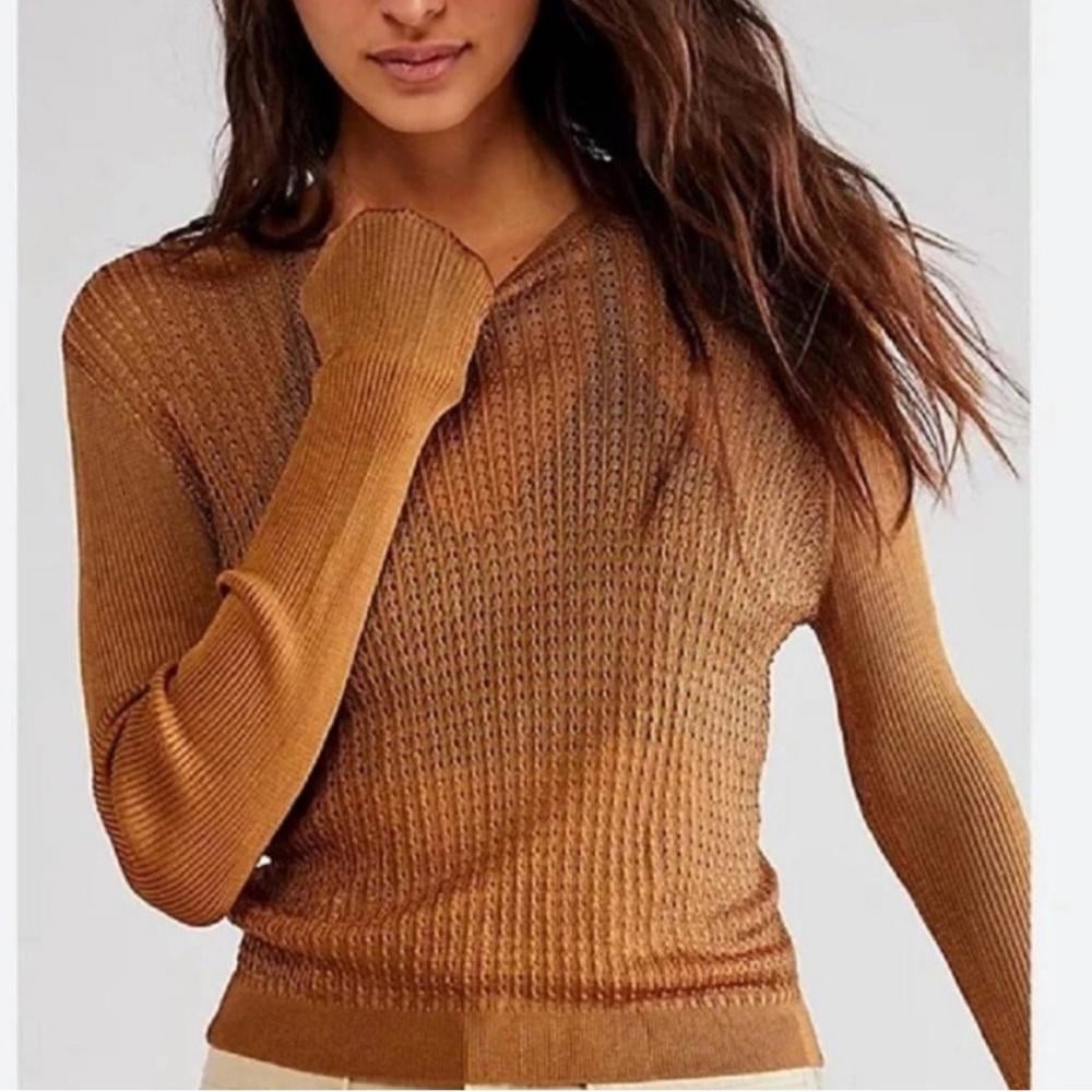 Free People H20 Crew Pullover Sweater