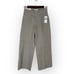 OAT High-Rise Wide Leg Crop Jeans Women's 24 Gray Raw Hem Cotton Spandex NWT