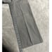 OAT High-Rise Wide Leg Crop Jeans Women's 24 Gray Raw Hem Cotton Spandex NWT