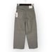 OAT High-Rise Wide Leg Crop Jeans Women's 24 Gray Raw Hem Cotton Spandex NWT