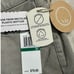 OAT High-Rise Wide Leg Crop Jeans Women's 24 Gray Raw Hem Cotton Spandex NWT