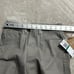 OAT High-Rise Wide Leg Crop Jeans Women's 24 Gray Raw Hem Cotton Spandex NWT