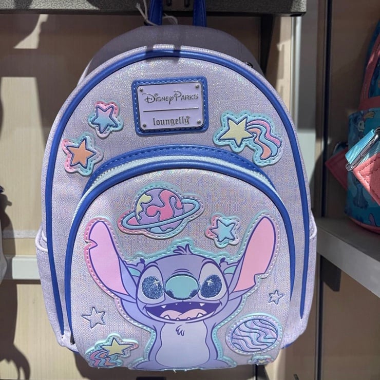 Disney Parks Stitch Hello Universe Loungefly Mini Backpack NEW