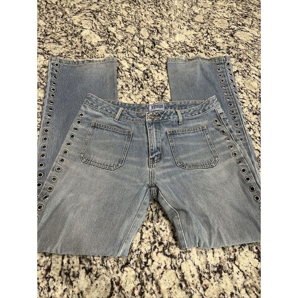 Extreme Brand Vintage Jeans Size 11 Flare Hobo Rare