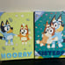 2 pcs of Bluey & Bingo Tufted Canvas Wall Art NEW