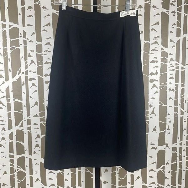 Vintage Koret 100% Pure Wool A-Line Midi Skirt