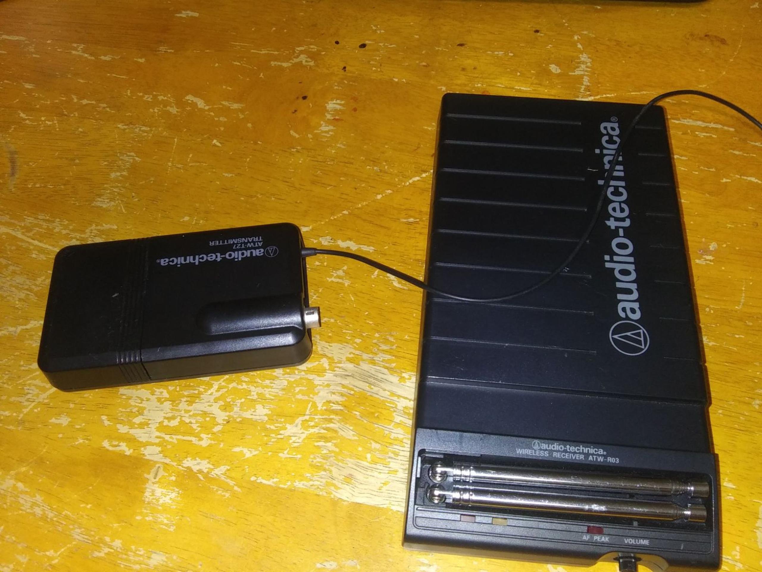 Audio-Technica wireless mic set up