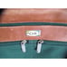 Vtg PORT Messenger Bag Briefcase Laptop Crossbody Strap Canvas Leather