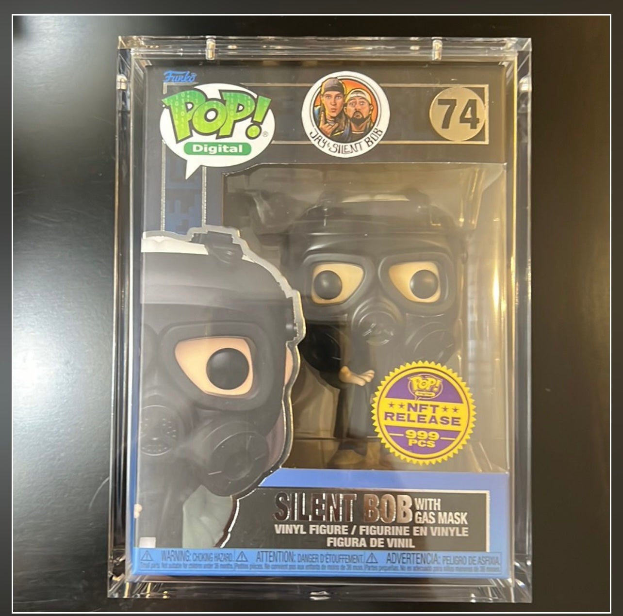 Funko Pop NFT - Silent Bob with Gas Mask with Free Pop Armor