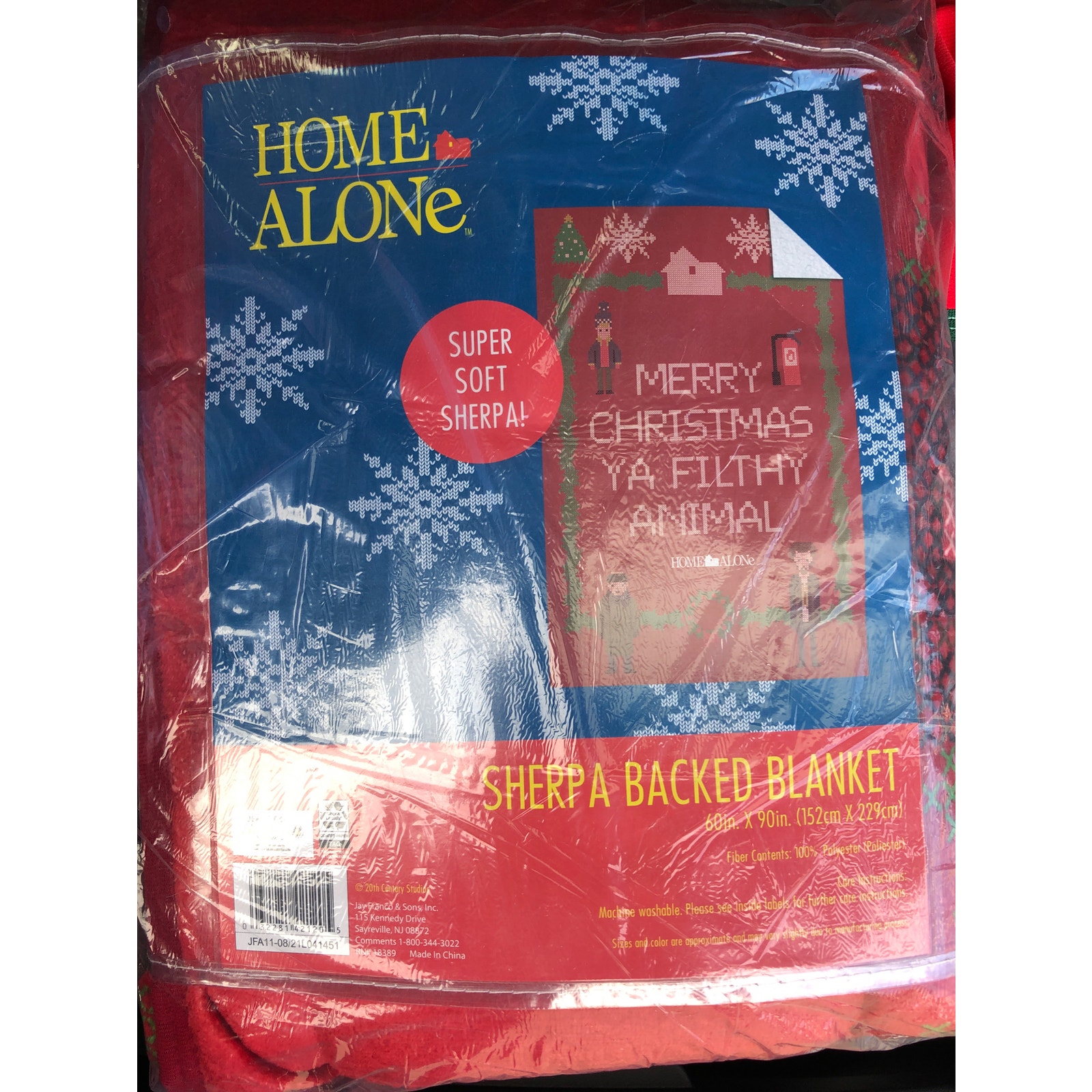 Home Alone Plush Blanket