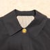 Rare Burberrys Trench Coat, Gold Buttons, Embroidery, TB Logo, Navy
