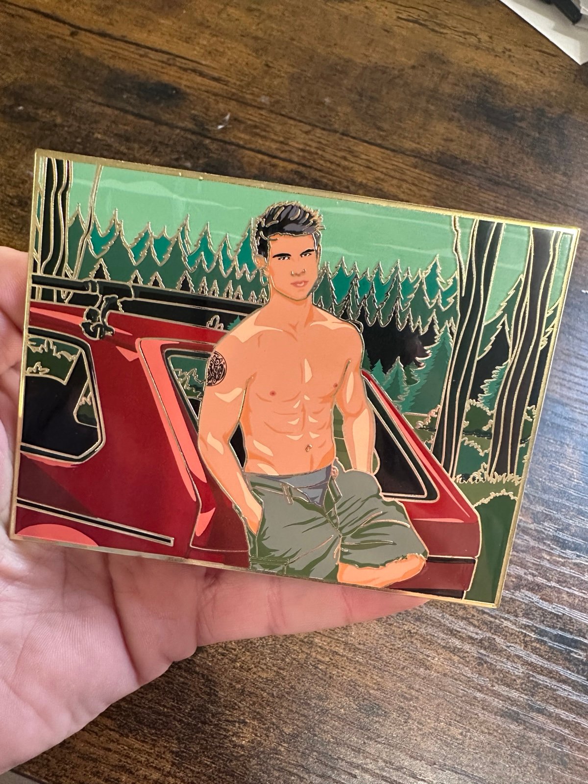 Twilight Fantasy Jacob Black Pin Light Variant