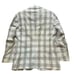 Alan Flusser Sport Coat Mens Medium Beige Plaid Single Breasted Suit Blazer Mens