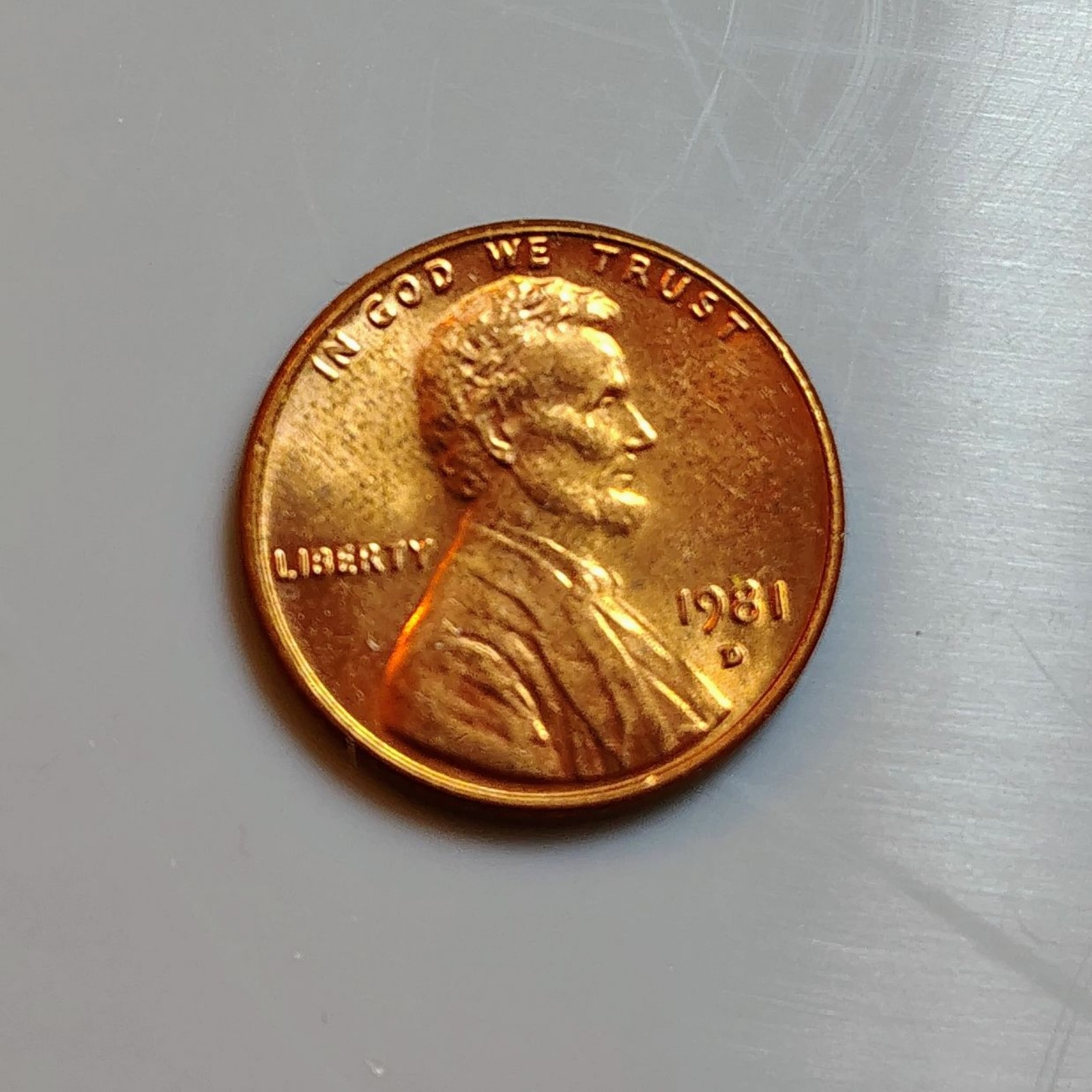 1981 D Lincoln cent DDO/DDR