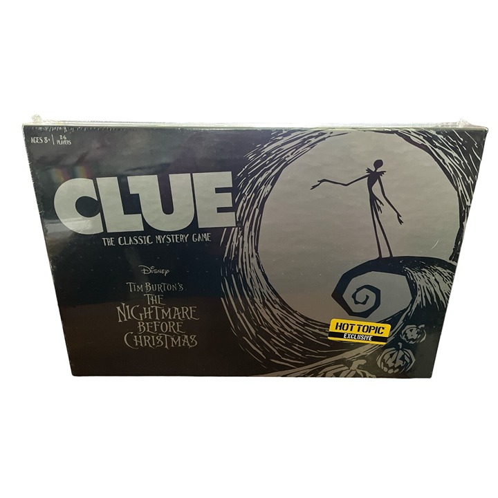 CLUE The Nightmare Before Christmas - The Classic Mystery Game - Hot Topic Excl!