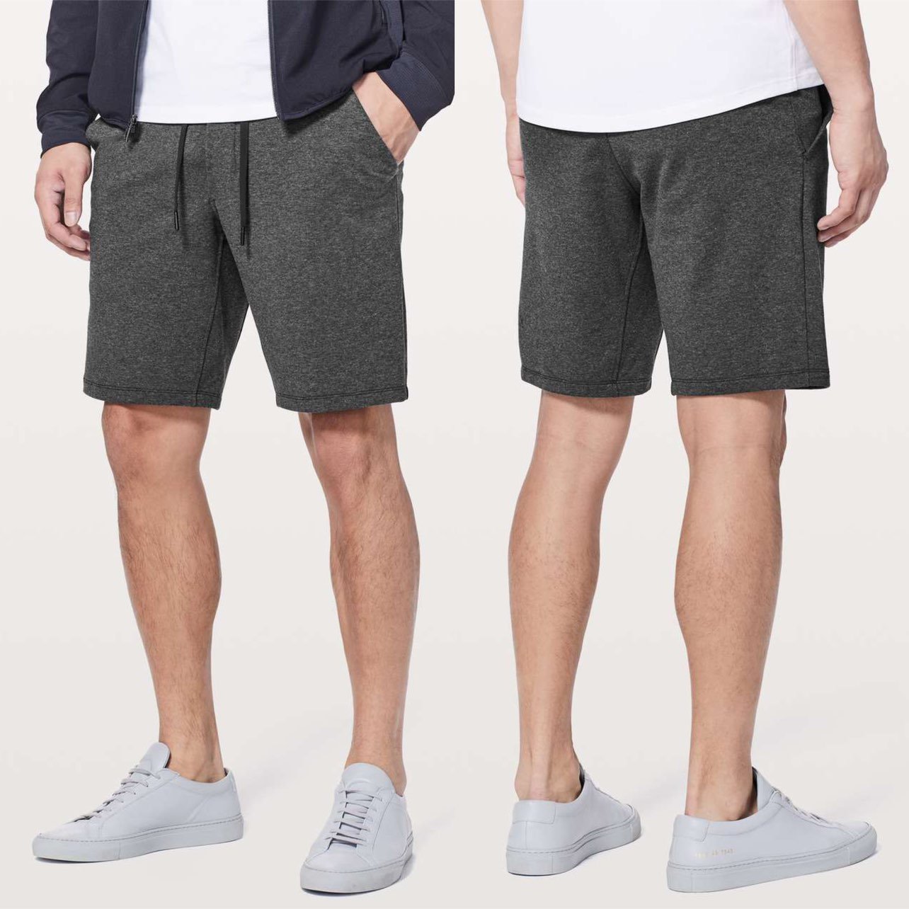 Lululemon City Sweat Short Sz M *9” In Heathered Black