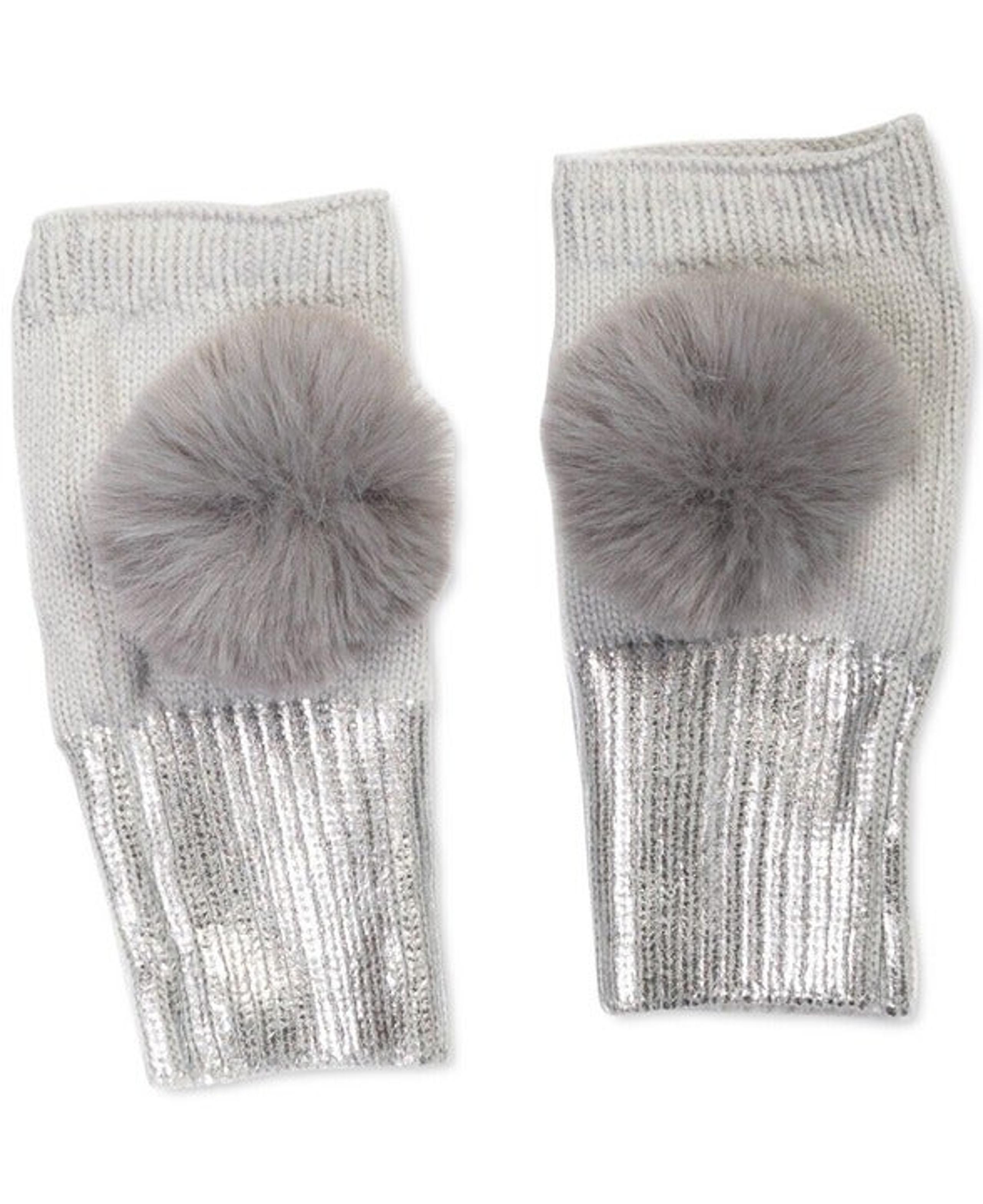 NWT INC INTERNATIONAL CONCEPTS WOMEN'S FOILED FINGERLESS GLOVES