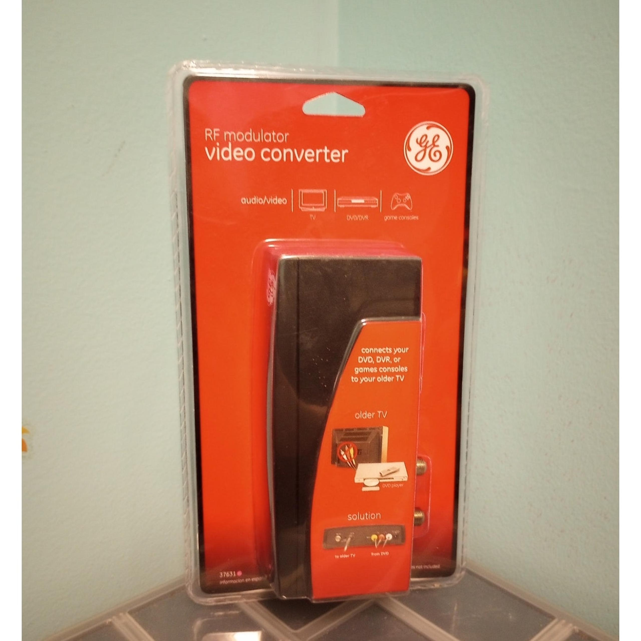 GE RF Modulator Video Converter 37631 NEW IN PACKAGE