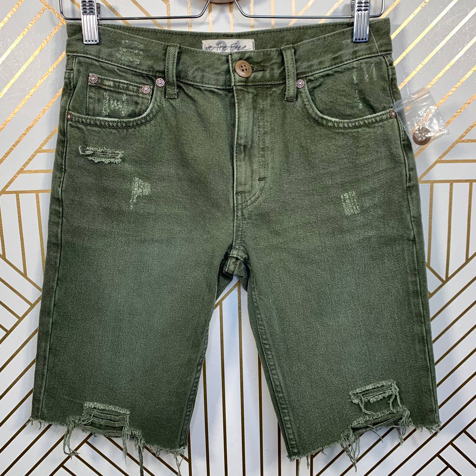 Free People Caroline Cutoff Denim Shorts