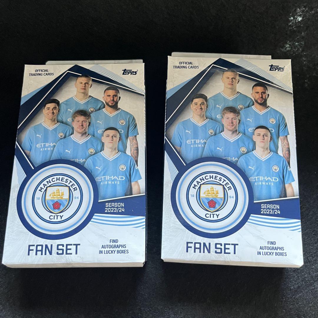 23/24 Topps Man City Fan Set 2 Box is not yet released in Japan.