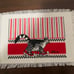 Vintage B. Kliban Red Sneaker Cat Fringed PlaceMats