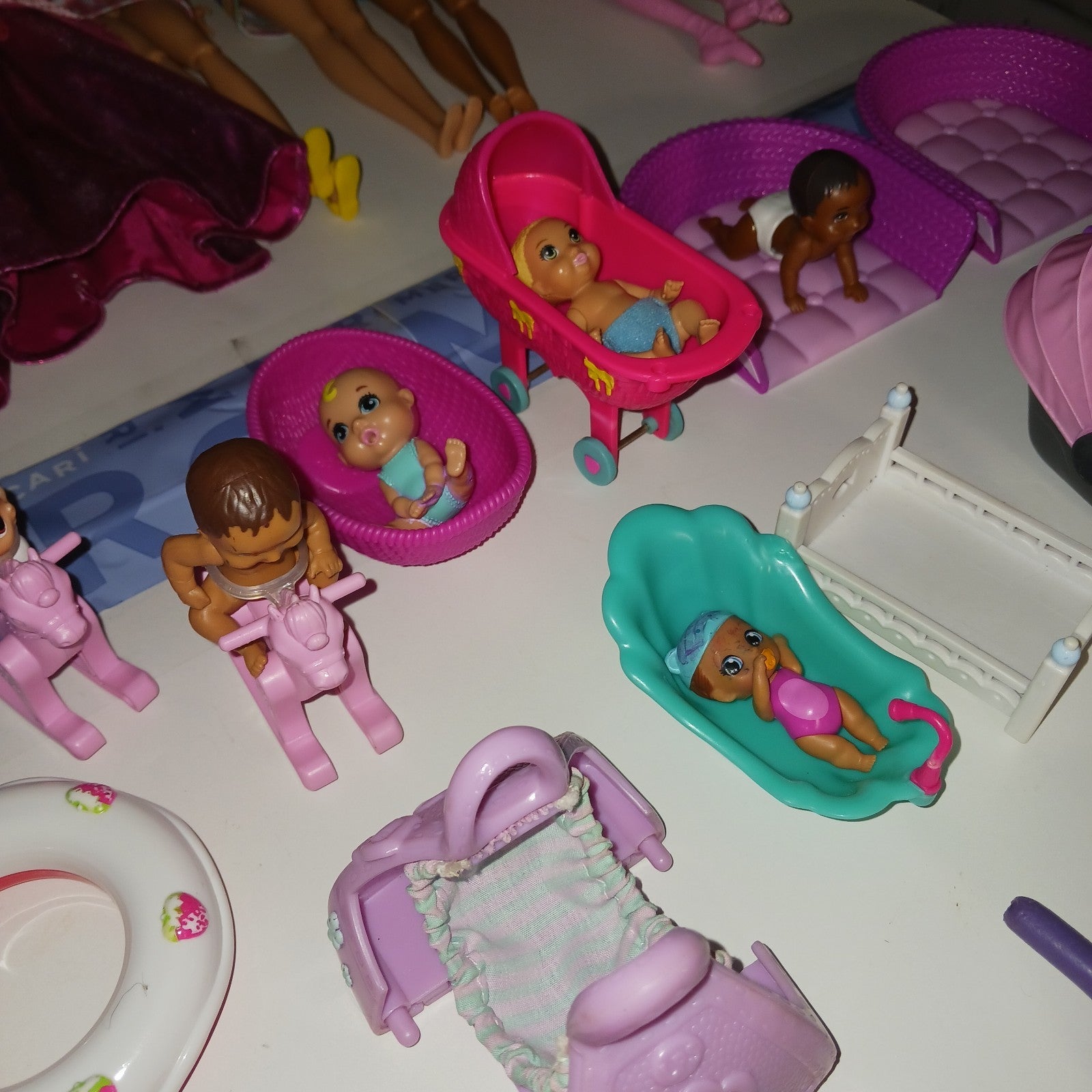 Vintage Barbie Lot Barbies clothes Barbie puppy ultimate outlet mobile