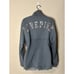 PINK Victoria's Secret Gray Blue Cowl Neck Logo Sweatshirt Size XS NWT!!