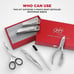 SEKI EDGE Craftsman 6-Piece Luxury Mens Nail Grooming Kit SS-3103 Gift Set