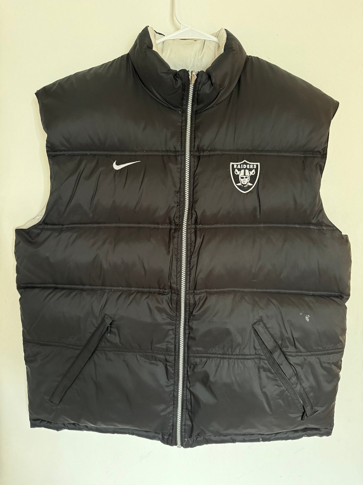 Raiders Nike Pro Line Reversible Vest