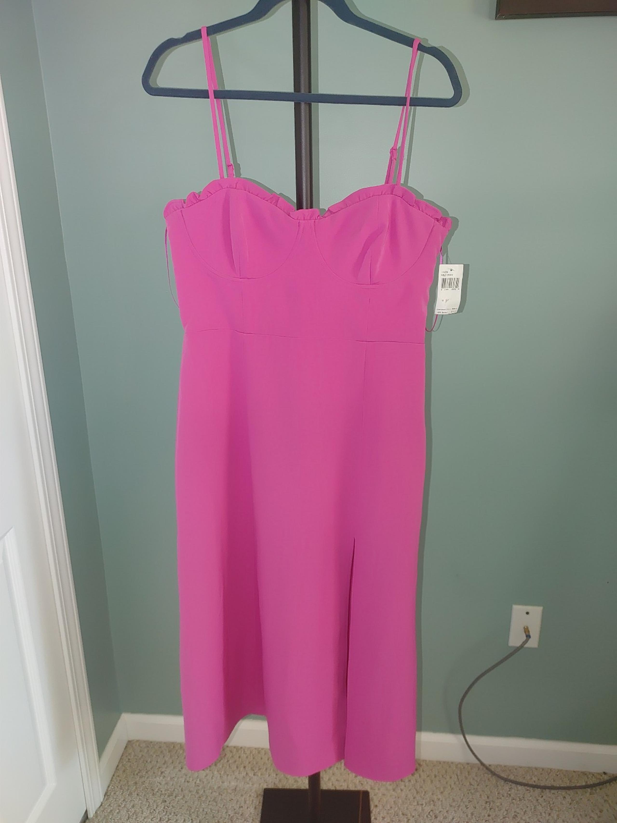 French Connection Pink Dress Size Large